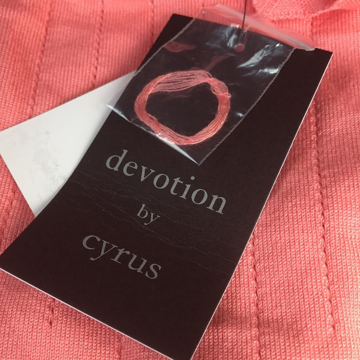 Devotion by Cyrus Pointelle Scallop Trim Tank XS