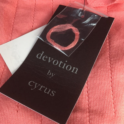 Devotion by Cyrus Pointelle Scallop Trim Tank XS
