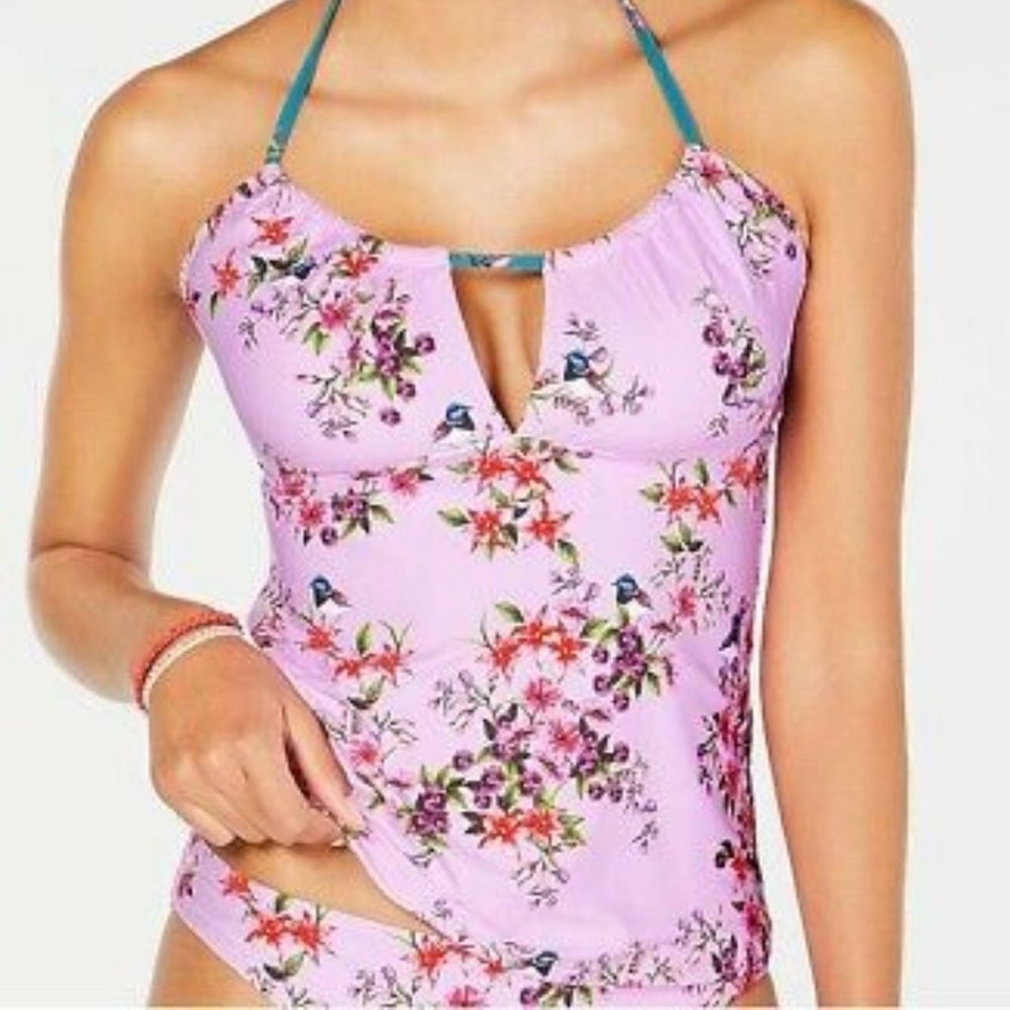 Nanette Lepire Swim Tankini Floral Bathing Swim