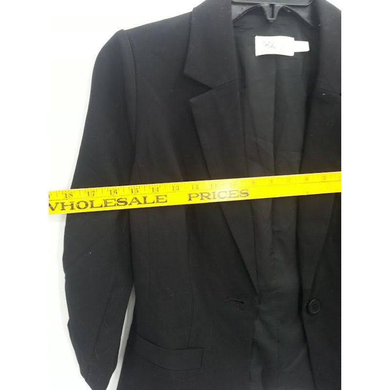 Eliza J Black Blazer Jacket XS Career Casual Work Orig. $78 One button career