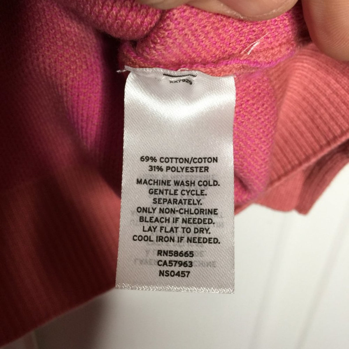 14th & Union XS Coral Pink Knit Pullover Sweater Crew Neck Extra Small Petite
