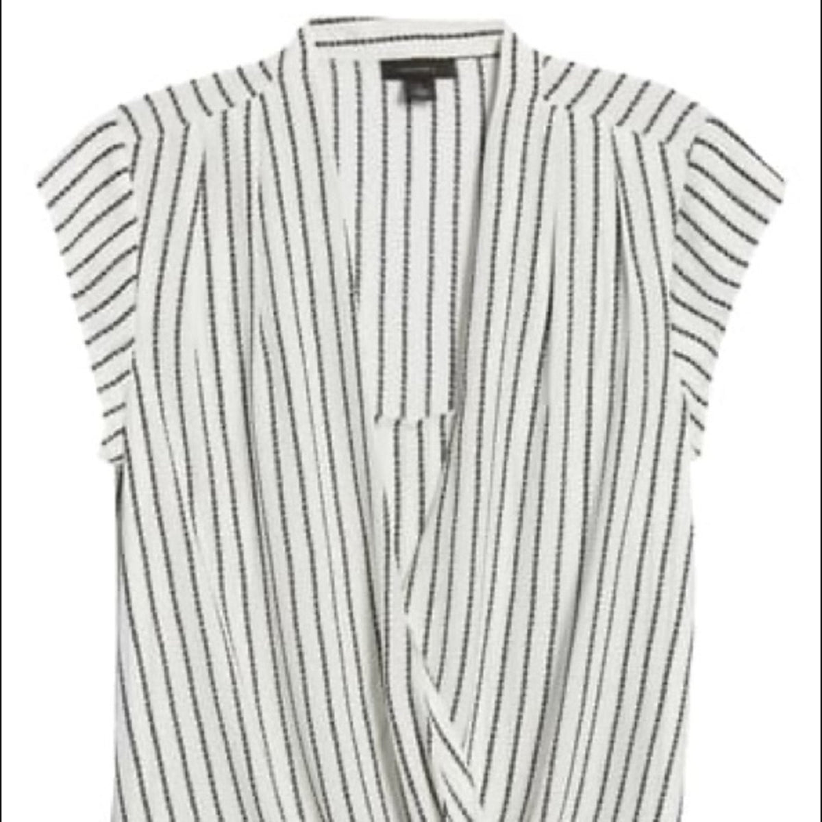 Halogen NEW Surplice Cap Sleeve Blouse Size Medium