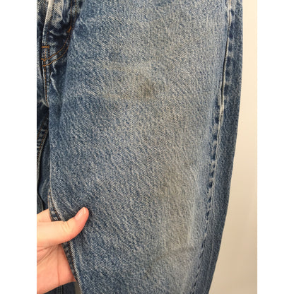 Levi's 505 Vintage Straight Fit 36" x 32" Pants Trouser 12" Rise Blue Jean Denim