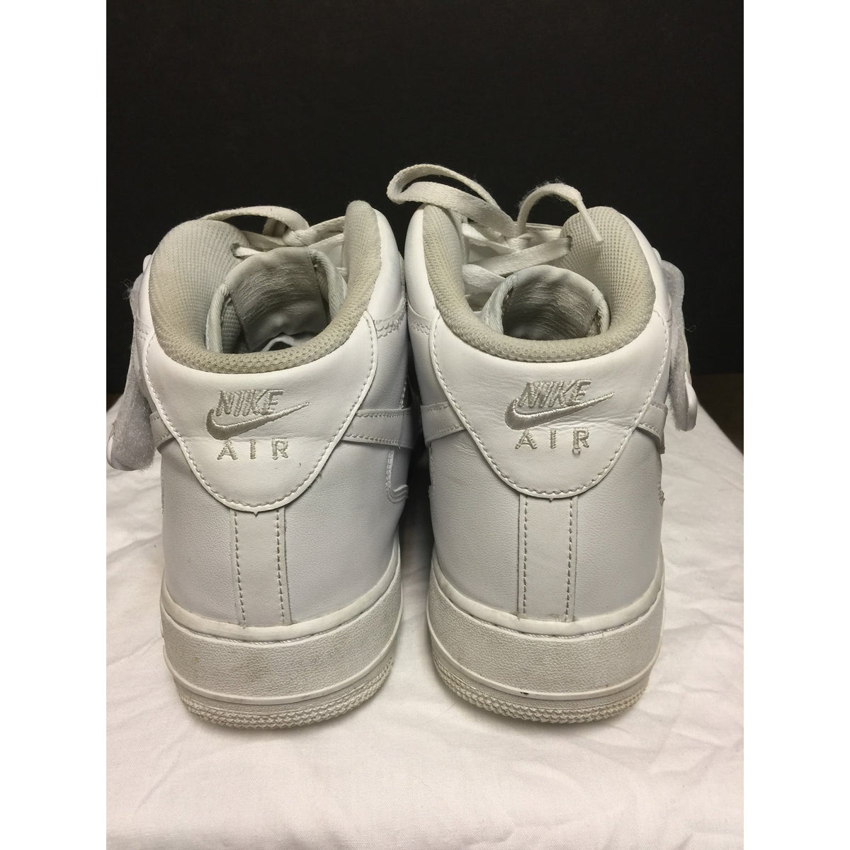 Nike Air Force 1 Mid Top 315123-111 White Basketball Sneakers SZ 13 2018