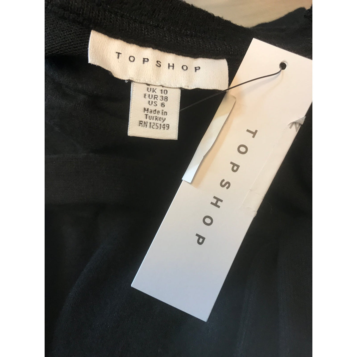 TOPSHOP Knitted Midi Dress In Black Size US 6 Lightweight sweater style