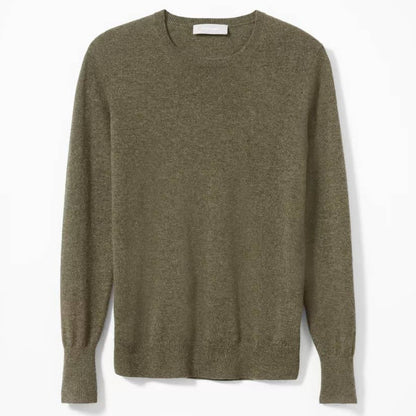 Everlane NWT Cashmere Crew Sweater Long Sleeve Green Loden Size XS