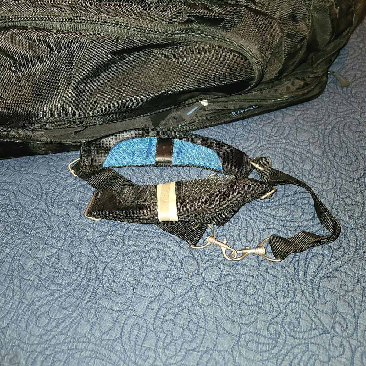 Sigg Large Rolling suitcase duffel shoulder strap LUGGAGE  bag Travel 2 Piece