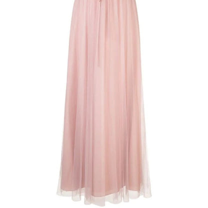 Marchesa Notte Black Floral Gown Pleated Dress Size 10 NEW $795 no belt