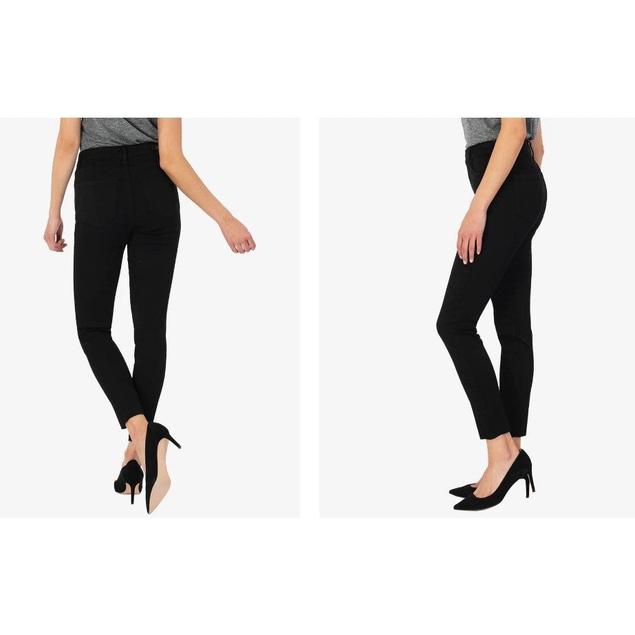 KUT From the Kloth Women's Jeans Size 00 Black NWT Donna High Rise Ankle Skinny