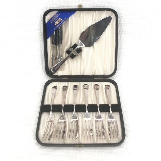 Viners Select Stainless Steel Cake Slice Server 6 Piece Set NWB