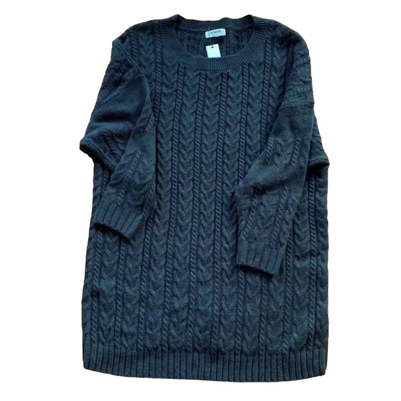 BB Dakota by Steve Madden Women's Miss Mood Cable Sweater Dress Small Black NWT