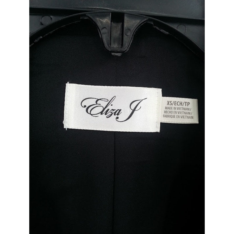 Eliza J Black Blazer Jacket XS Career Casual Work Orig. $78 One button career