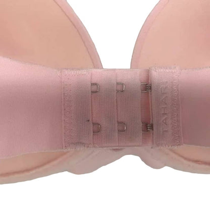 Tahari Women's Laser Cut Smoothing Contour Underwire Bra 38C Pink NWT Plunge