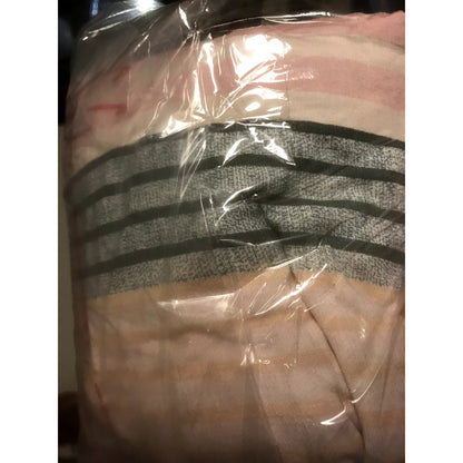 Style & Co Striped Sleeveless Swing Mini Dress Crew Neck Chelsea White X-Large