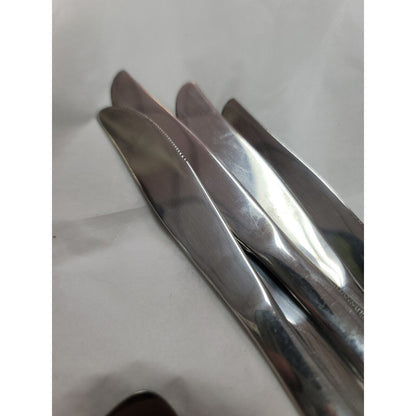 12 MCM Completer LOT AMERICAN IS Stainless USA "FLAIR" Glossy Texture serving