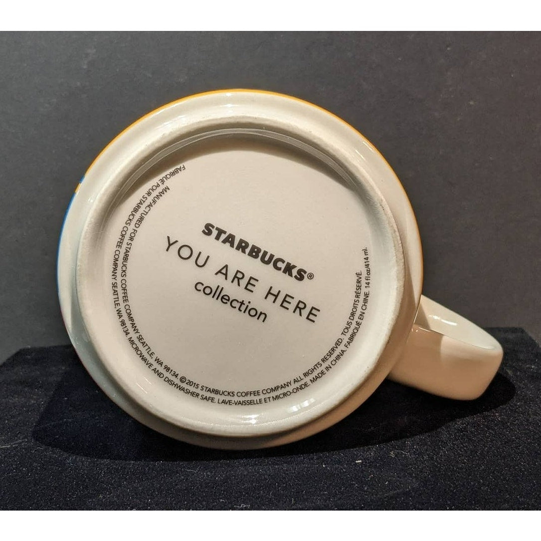 Starbucks Collectible Florida State You Are Here Coffee Mug Flamingo Sunshine