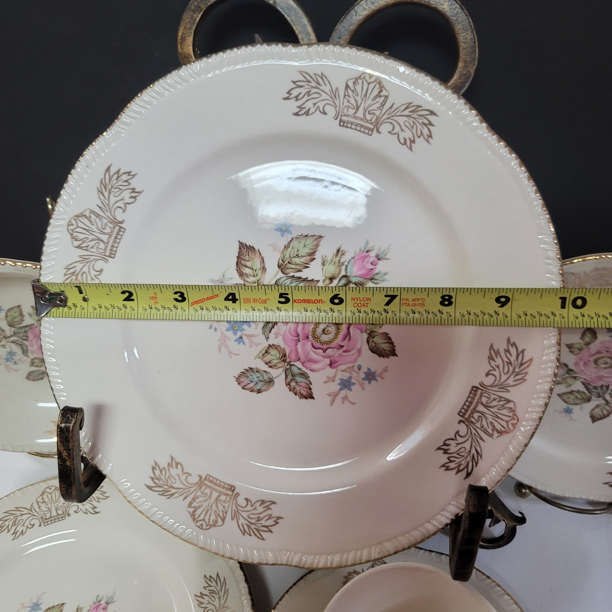 Homer Laughlin Queen Ester Dinner salad bread Plate Bowl cup saucer One Setting