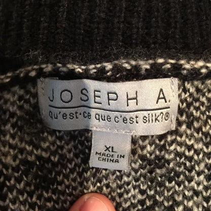 Joseph A Cowl Neck Knit Sweater Long Drop Shoulder