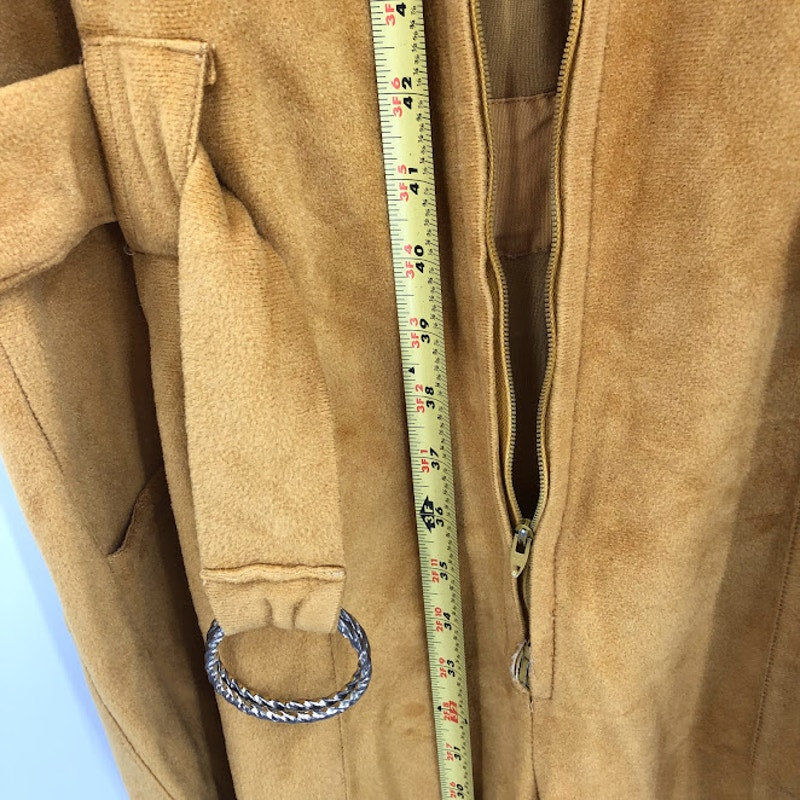 State Maine Vintage goldenrod jumpsuit large Velveteen One Piece Wide lapel