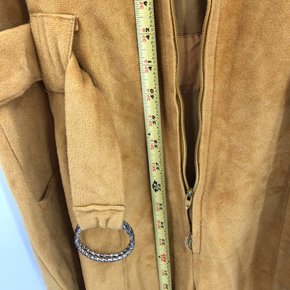 State Maine Vintage goldenrod jumpsuit large Velveteen One Piece Wide lapel