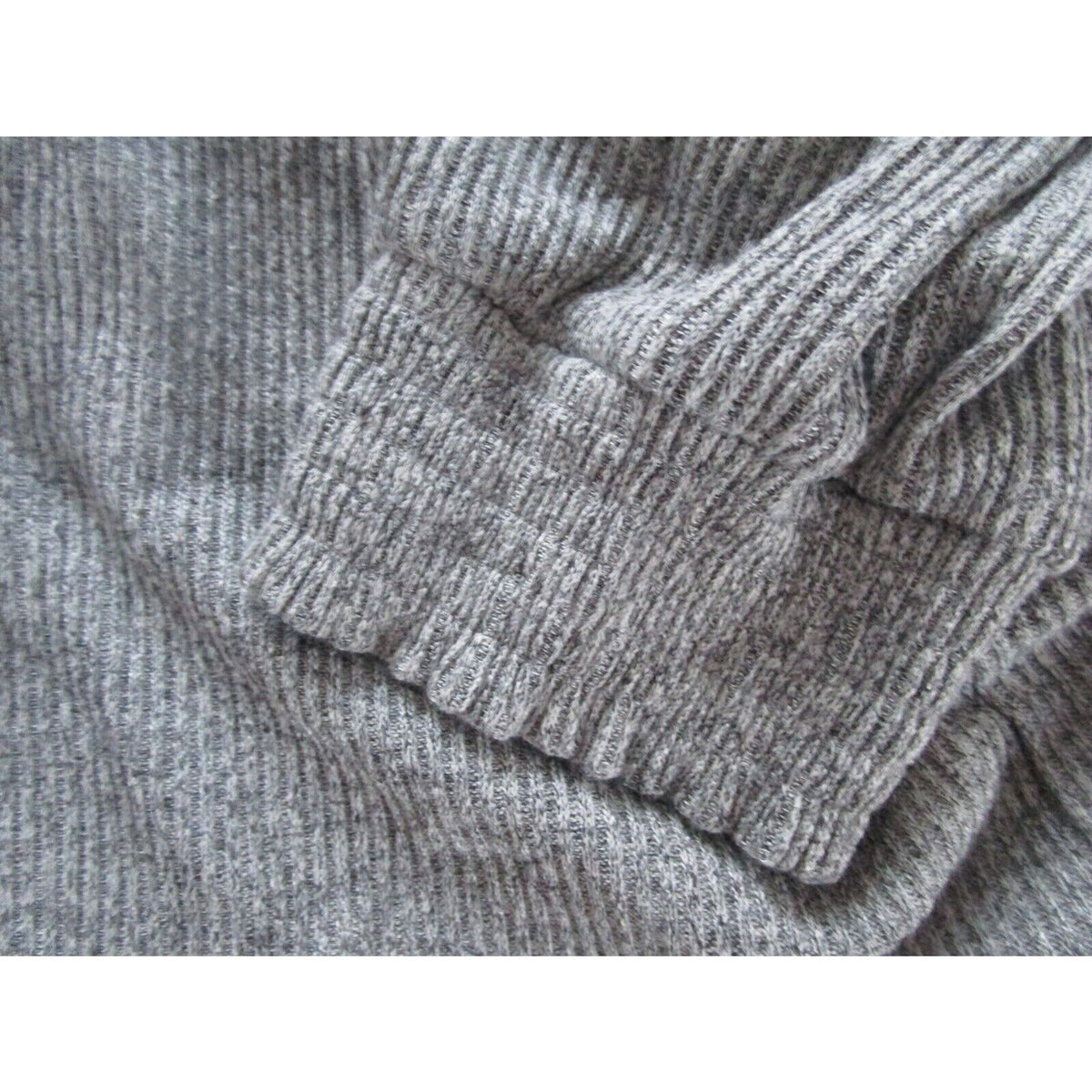 ECLAIR Cardigan Women's Open Front 3/4 Sleeve Size Medium Gray Hacci Knit NWT