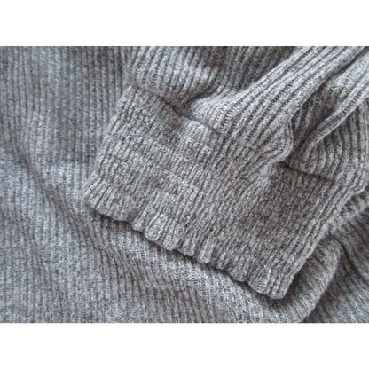 ECLAIR Cardigan Women's Open Front 3/4 Sleeve Size Medium Gray Hacci Knit NWT