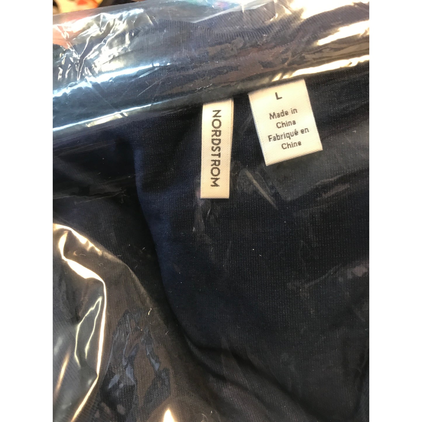 NORDSTROM Moonlight Pajamas Navy Peacoat  Pajamas PJs LARGE Long Sleeve Pants