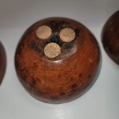 3 PIECE set handmade clay smudge pots incense bowl Candle holders MCM Vessel
