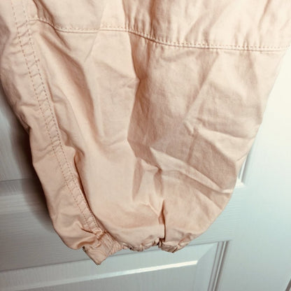 TOPSHOP NWT Terry Cuff Trouser Button Fly High Rise Pants PARACHUTE style baggie