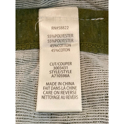 Max Studio Split Neck Long Sleeve Pullover Size Small in Sage Green NWT