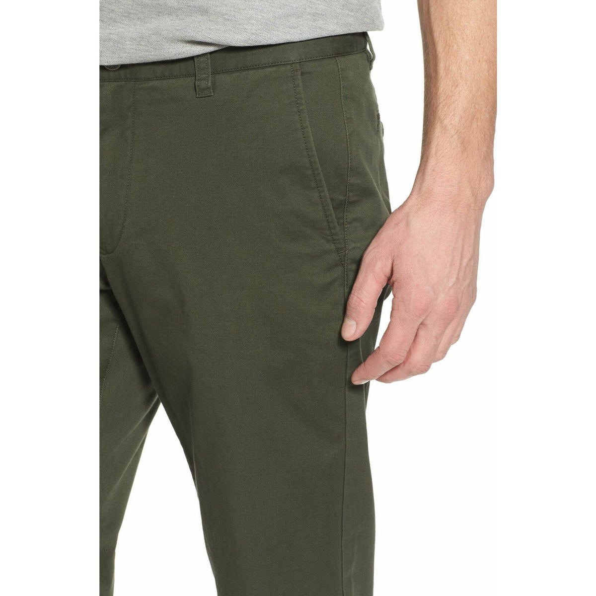 Bonobos NWT Slim Fit Stretch Street Washed Chinos Pants 29" x 30" Pine green