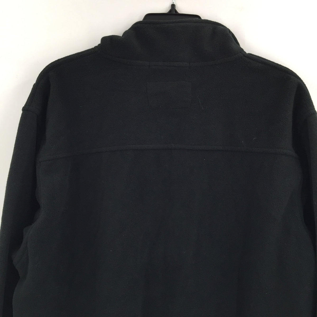 Vintage 1946 Partial Zip Fleece Knit Pullover Sweater Long Sleeve Black X-Large