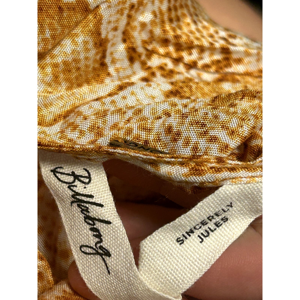Billabong NWT Mango Orange Sincerely Jules Kick Rocks Dress Size Small