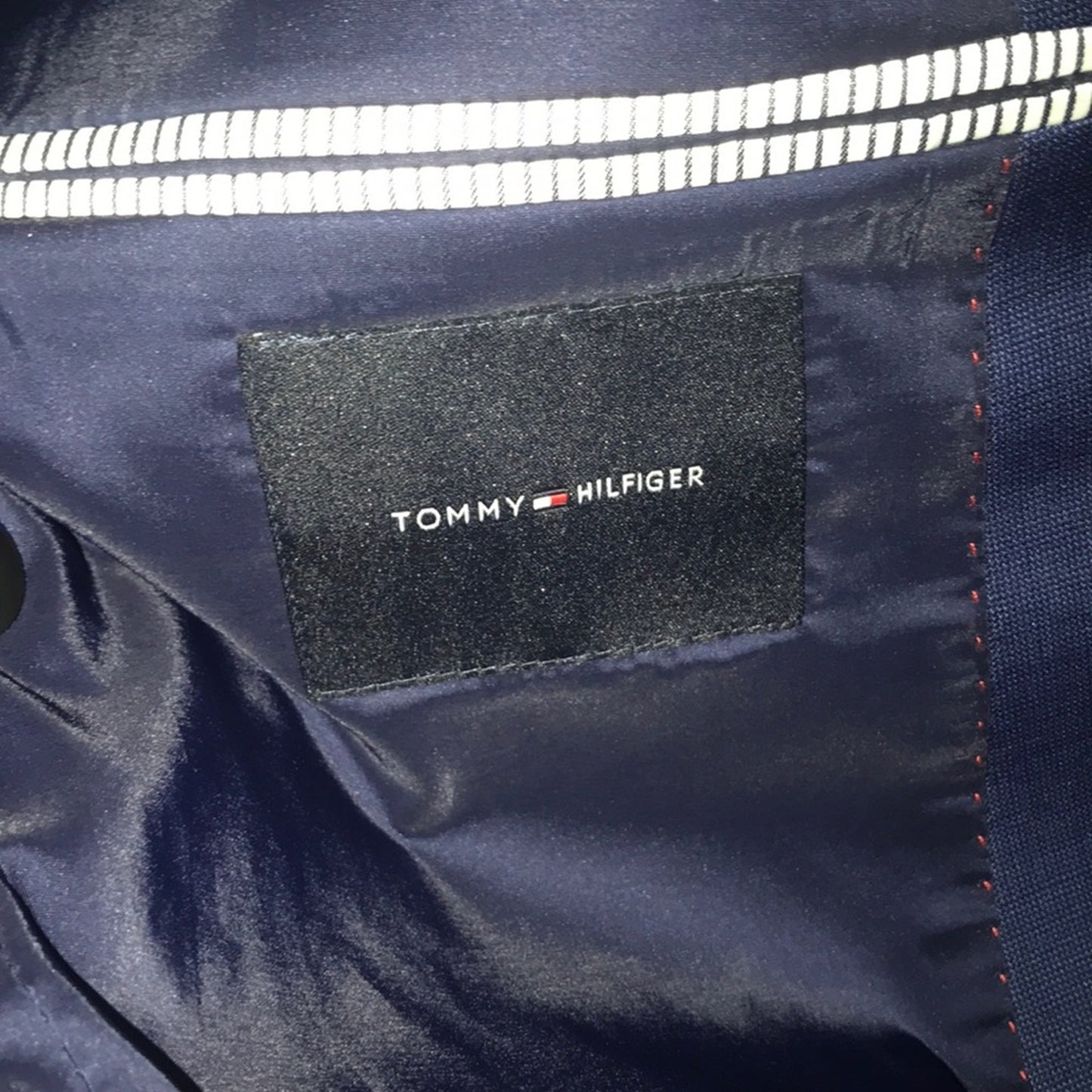 Tommy Hilfiger NEW Modern Fit Navy Blue Jacket 40R Blazer Coat