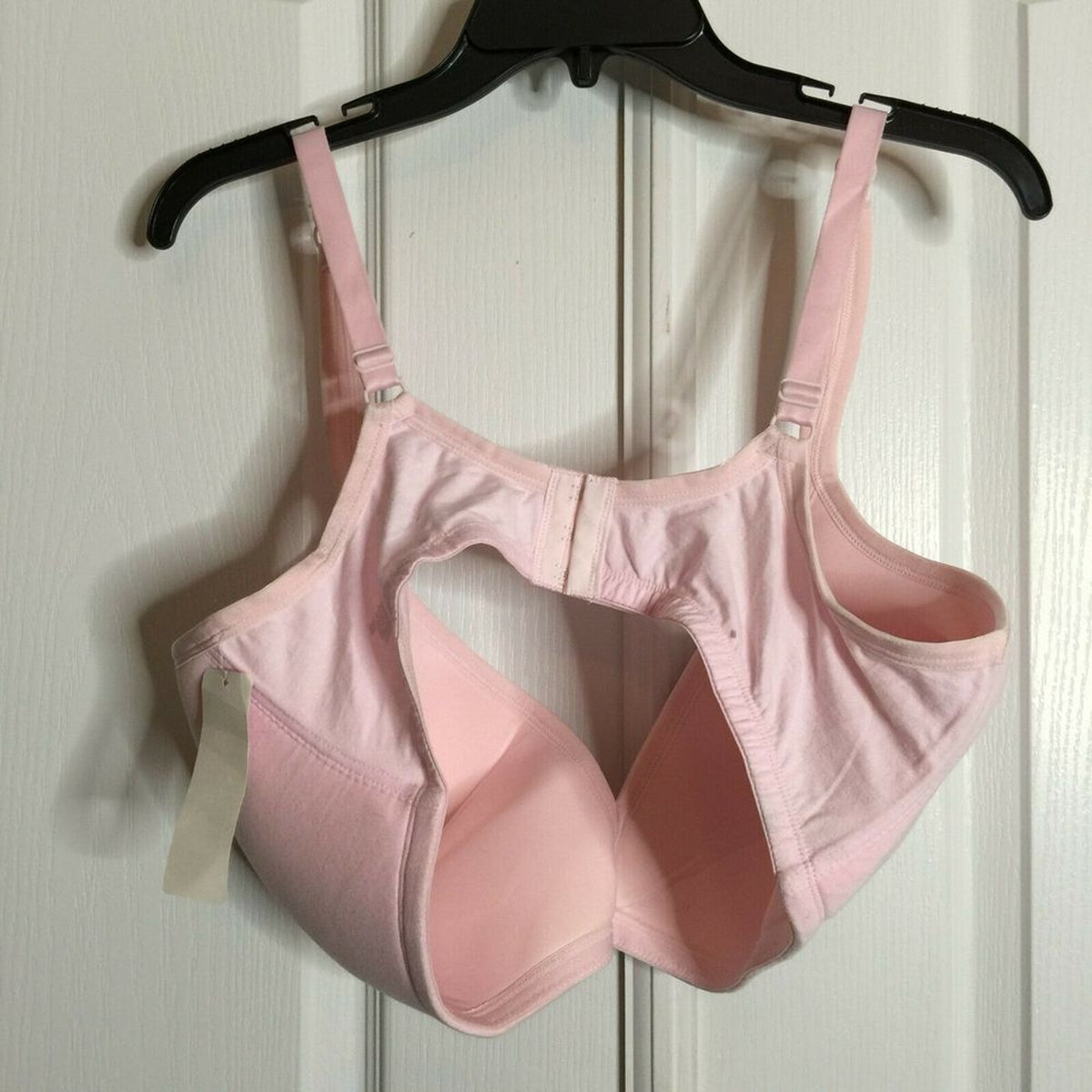 Fruit Loom Fiber Filled Wire free  Soft cup Bra 44 DD NEW Pink heavy duty soft