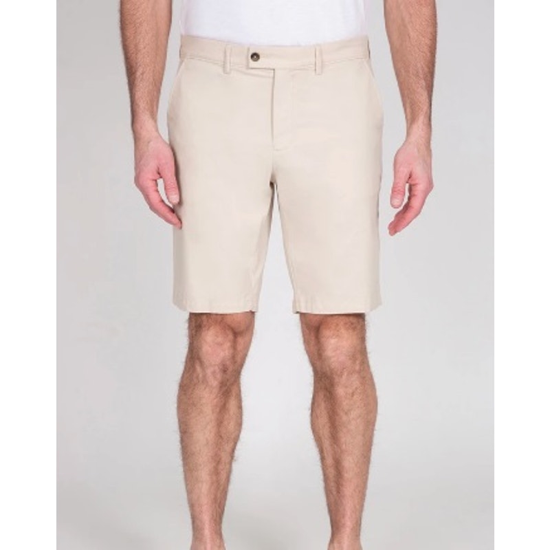 Slate & Stone Khaki Shorts Tab Front Woven 100% Cotton Men's 32 NEW