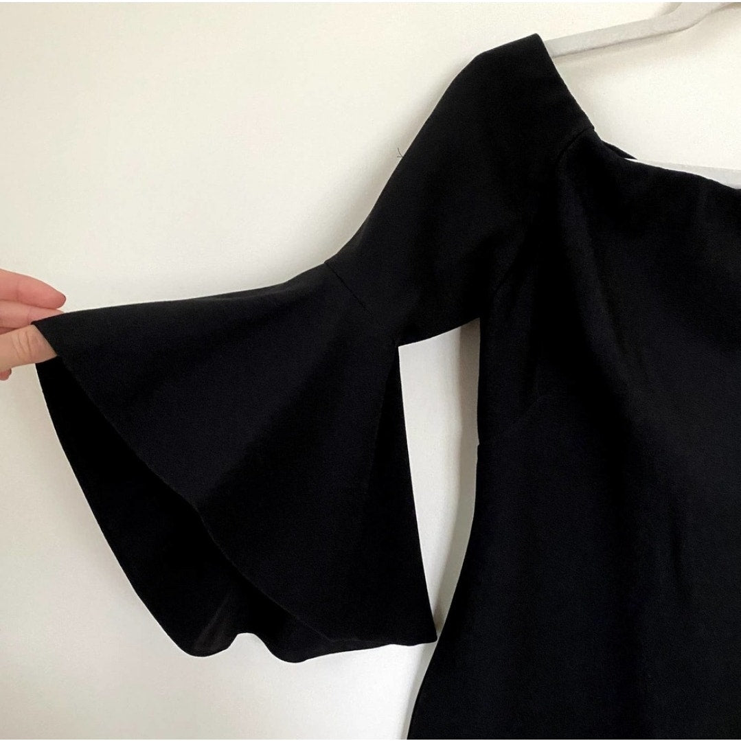 Chelsea28 LBD off the shoulder bell sleeve dress Size 2 Knee Length Cocktail