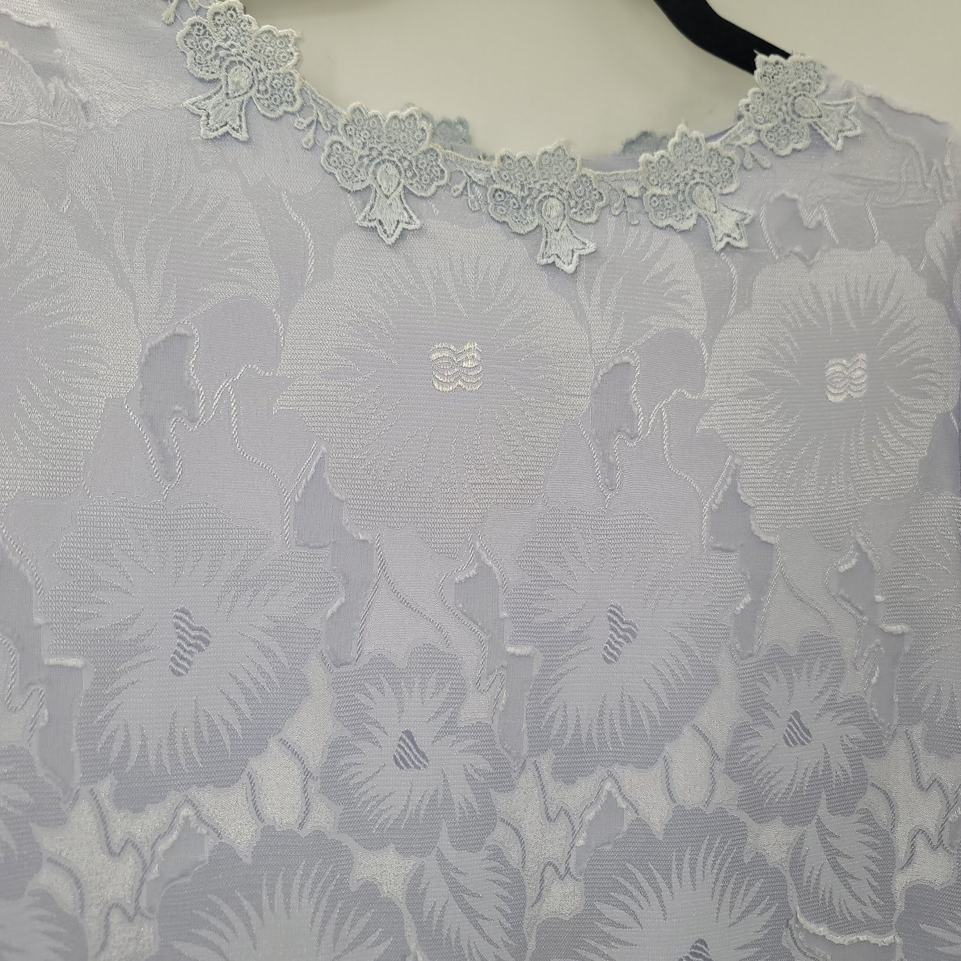 VINTAGE 1980's After Dark Purple Dress Size 12 Crinkle Lace Detail Waist Bow