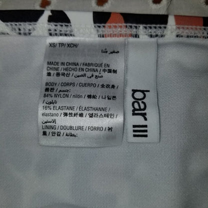 Bar III Swimwear Shirred Side Hipster Pant Bikini Size XSmall
