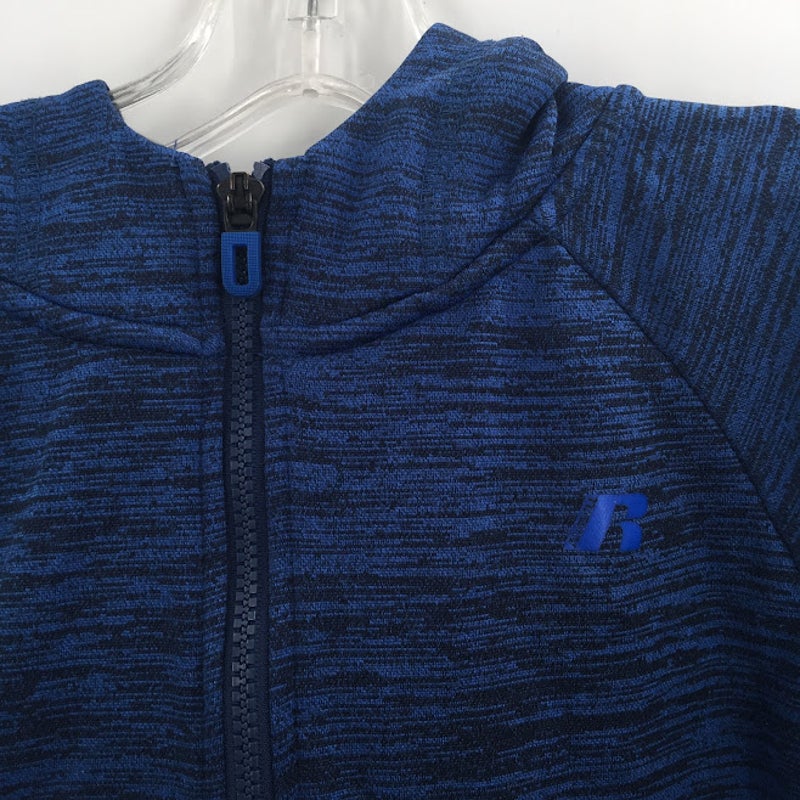 Russell Blue Youth Zip Up Hoodie XL (14-16) Athletic Athletica Long Sleeved