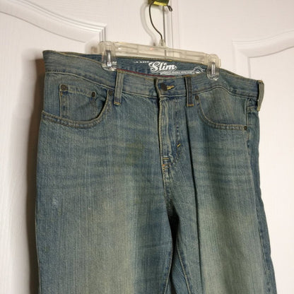 Old Navy Slim Authentic Original Refreshing 34 Waist Inseam 34 Blue Jeans Boot