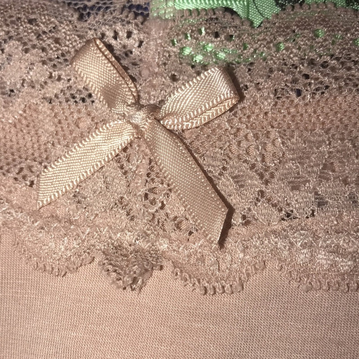 Honeydew Lady in Lace Thong Sandbar Heather Size Small