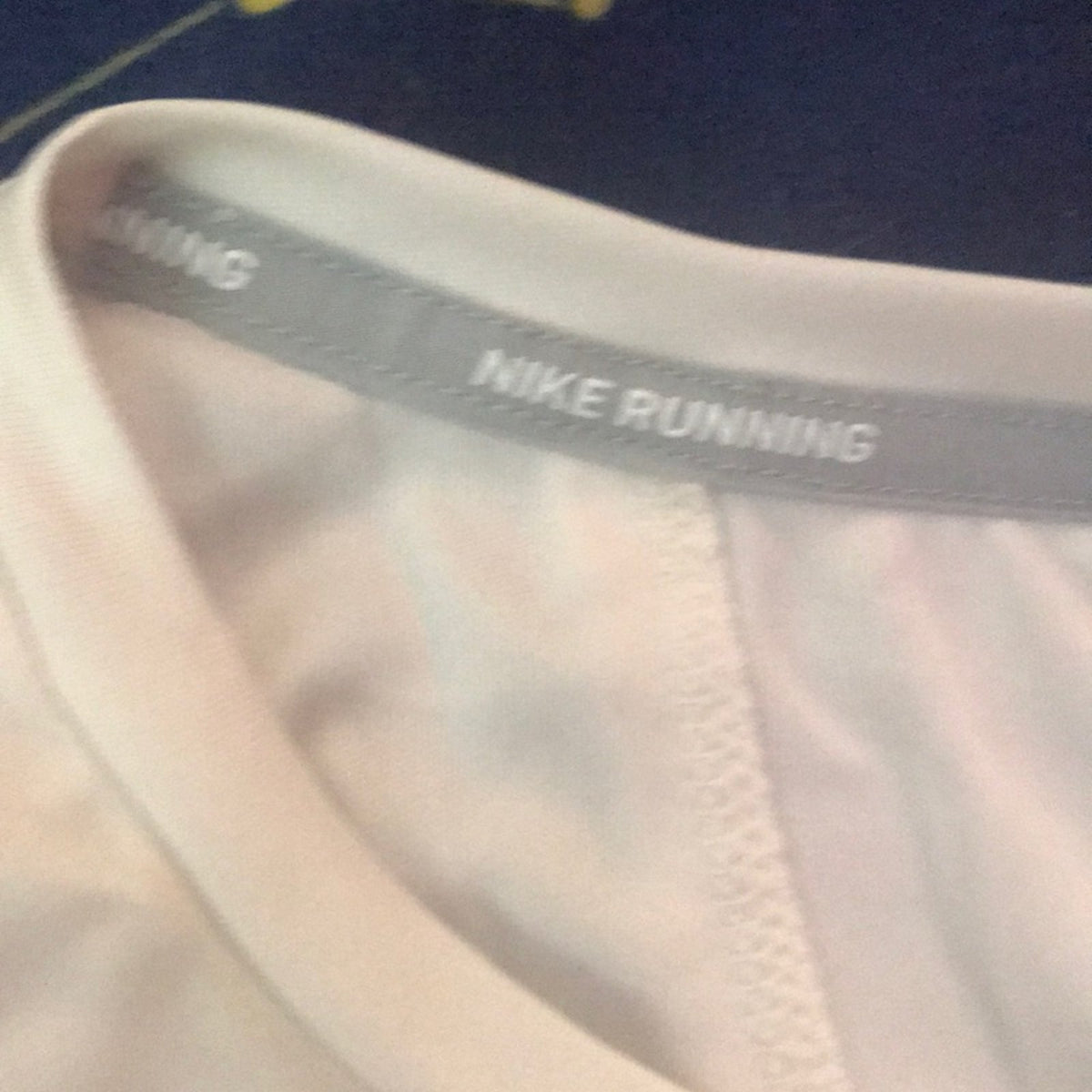 Nike Dri Fit Logo RacerBack White Tank Top Large