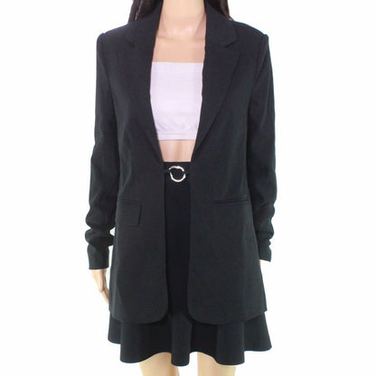 Danielle Bernstein NWT Women’s Black Blazer Jacket Front Ring Closure Size 2X
