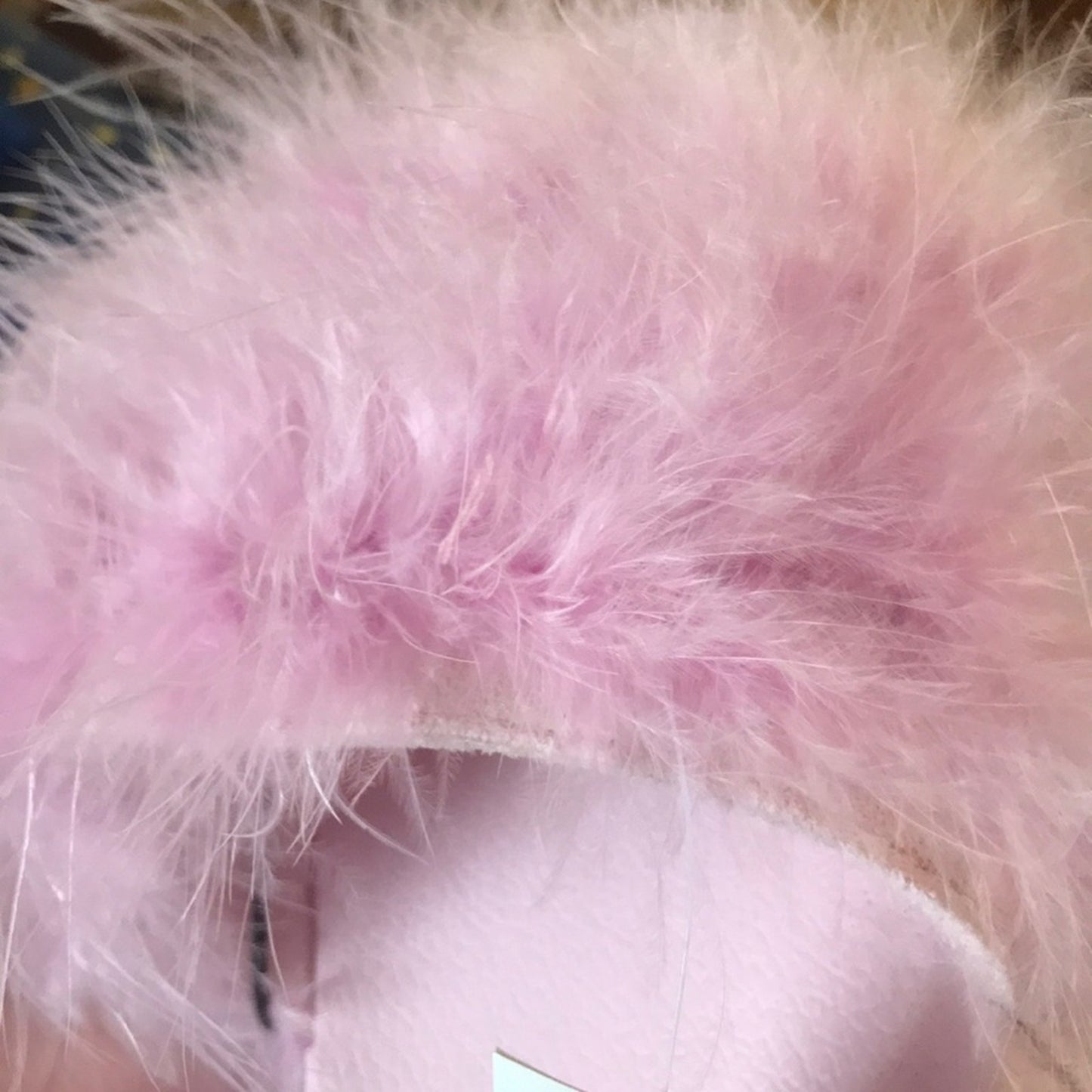 INC NEW Feather Pool Slides Slippers Pink Fluffy XL 11/12 Slides feathers