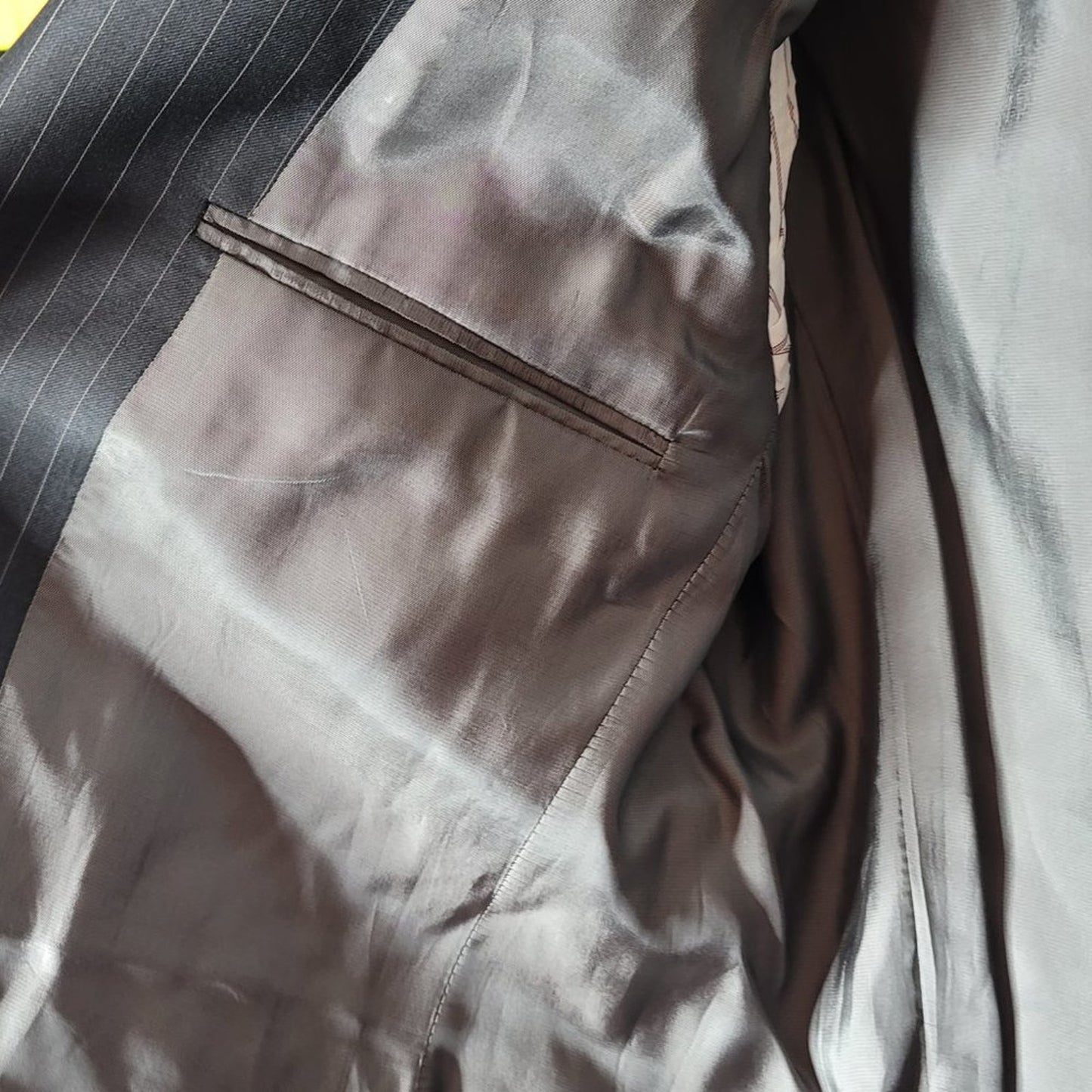 Hart Schaffner Marx Pinstripe Suit Coat Blazer Jacket 40 Long NEW Dress Work Biz