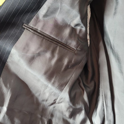 Hart Schaffner Marx Pinstripe Suit Coat Blazer Jacket 40 Long NEW Dress Work Biz