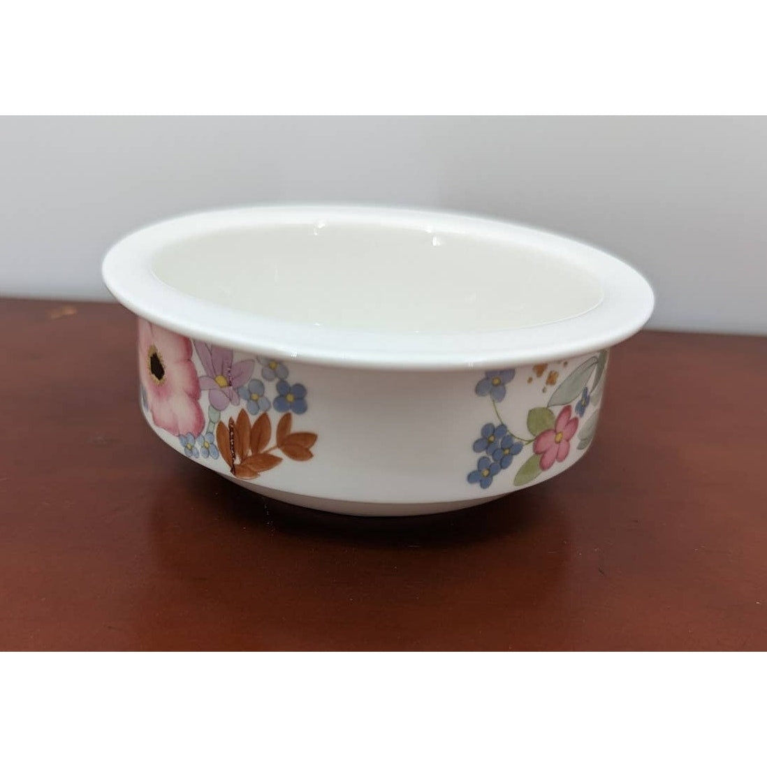 Vintage Flat Cream Soup Bowl Meadow Sweet Bone China by Wedgwood Replacement