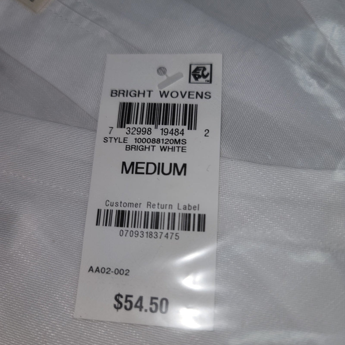 Style Co Summer Casual Flutter-Sleeve Blouse Top Cap Sleeve V-Neck White MEDIUM