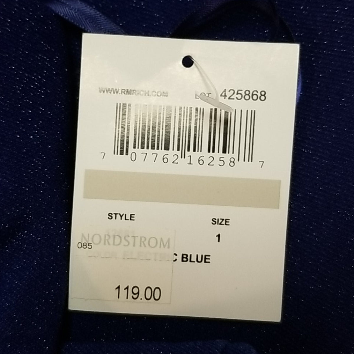 MORGAN & Co.  Electric Blue Maxi Formal dress Size 1 Orignally 120.00 gown NEW